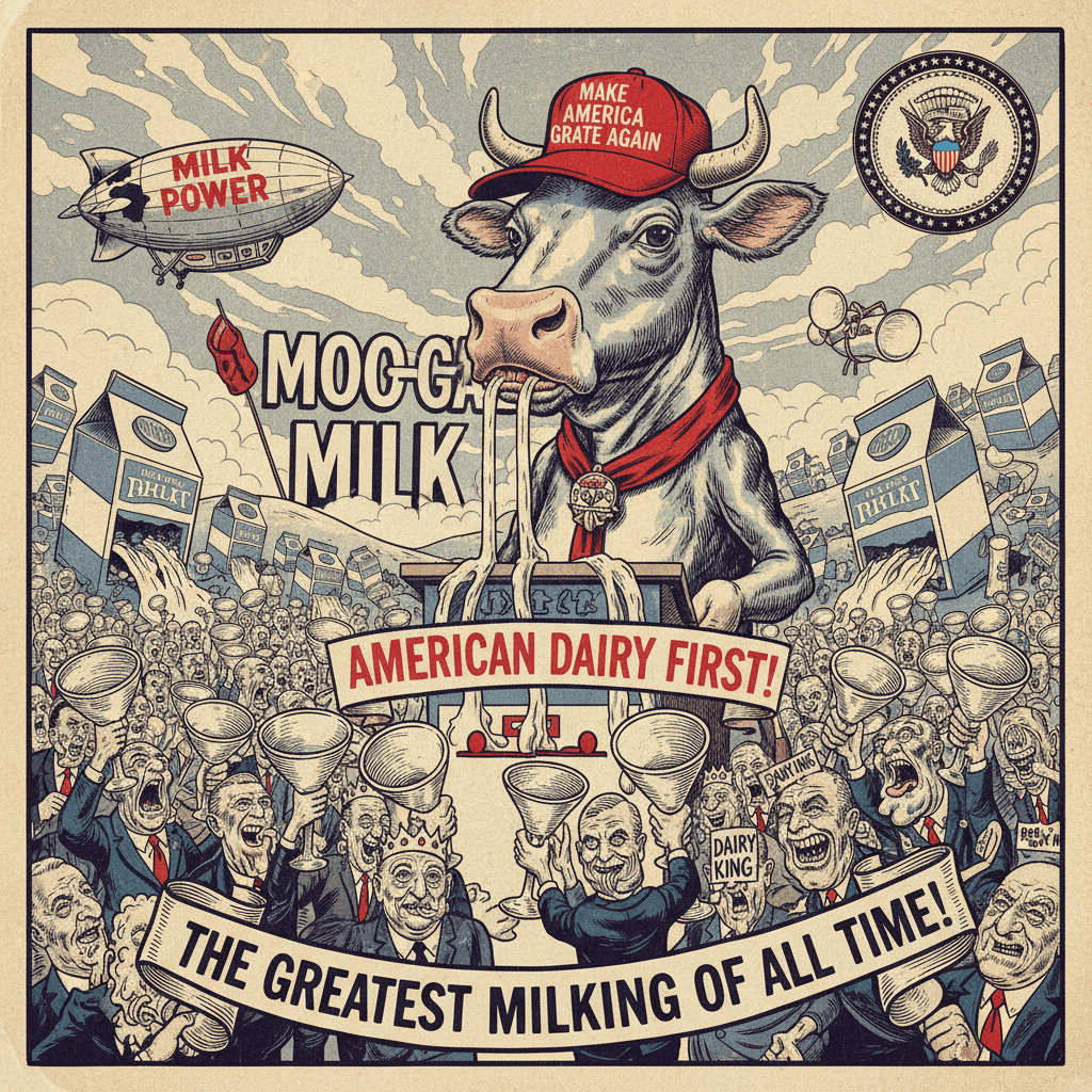 Dairy lobby's fever dream meets political fever dream