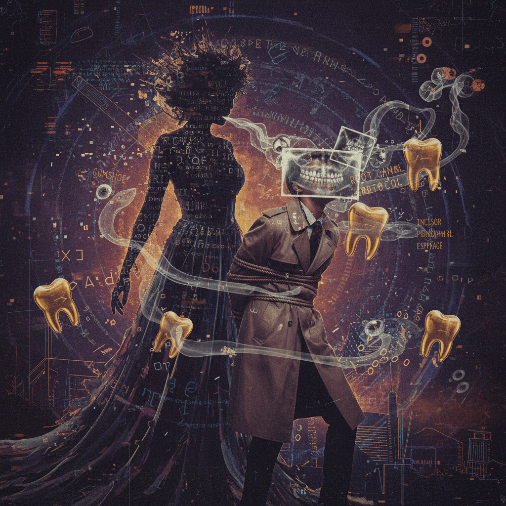 wife saves spy via cryptic shadow whispers and aggressive dental imagery