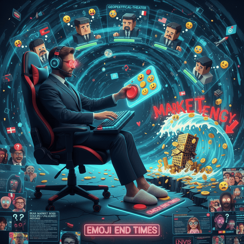 Analysts speedrun geopolitical conflict into market crash via emoji