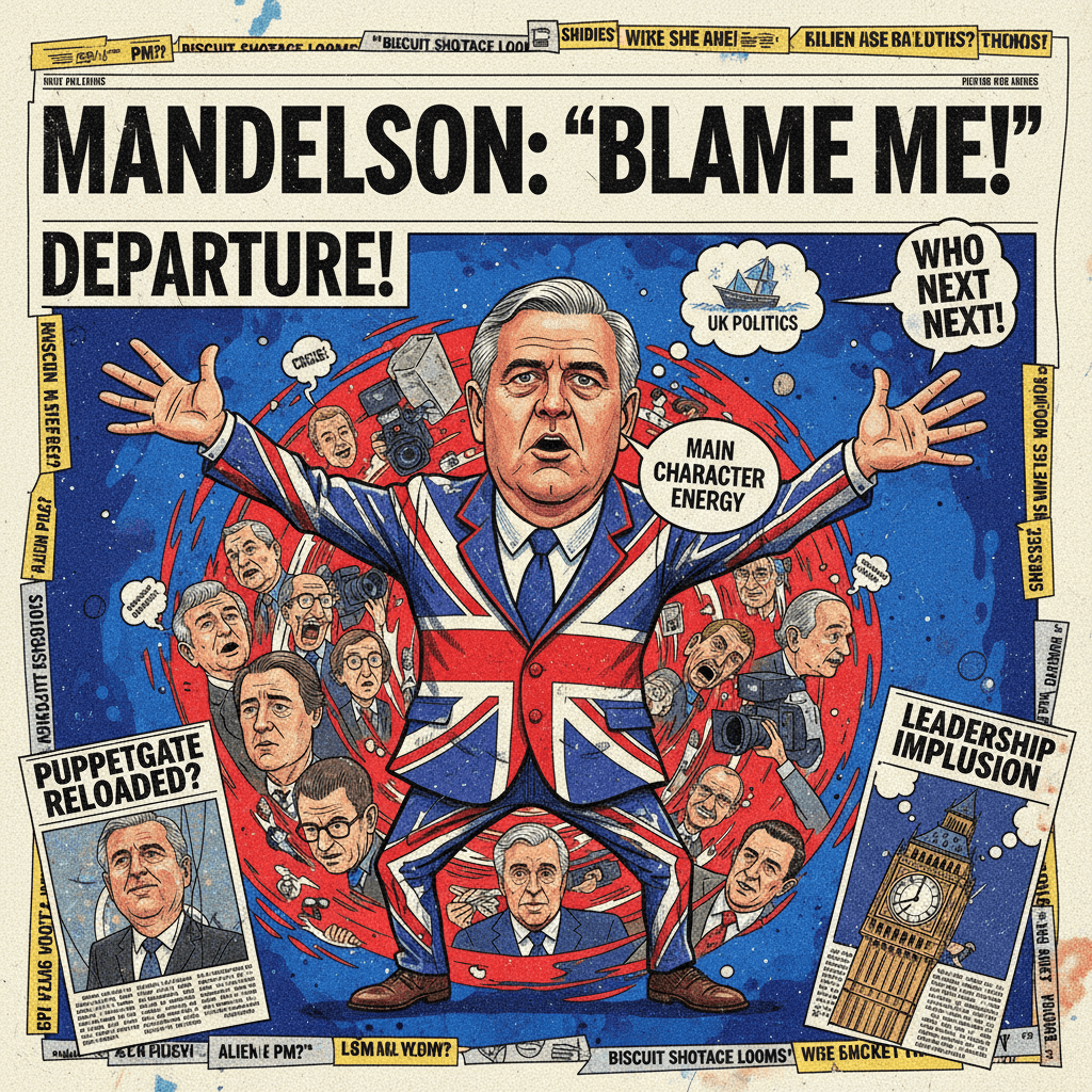 UK politics hits peak tabloid energy with 'BLAME ME' resignation drama