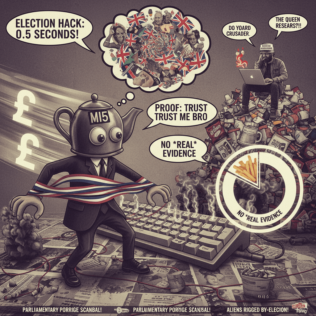 mi5 powerless against election fraud speedrun (no actual evidence)
