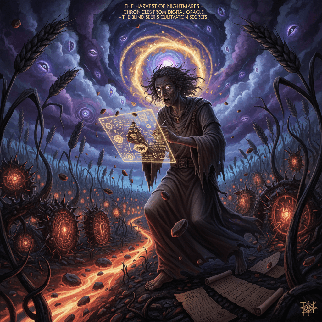 burnt seeds and dark grain prophecies from someone's 3am note app