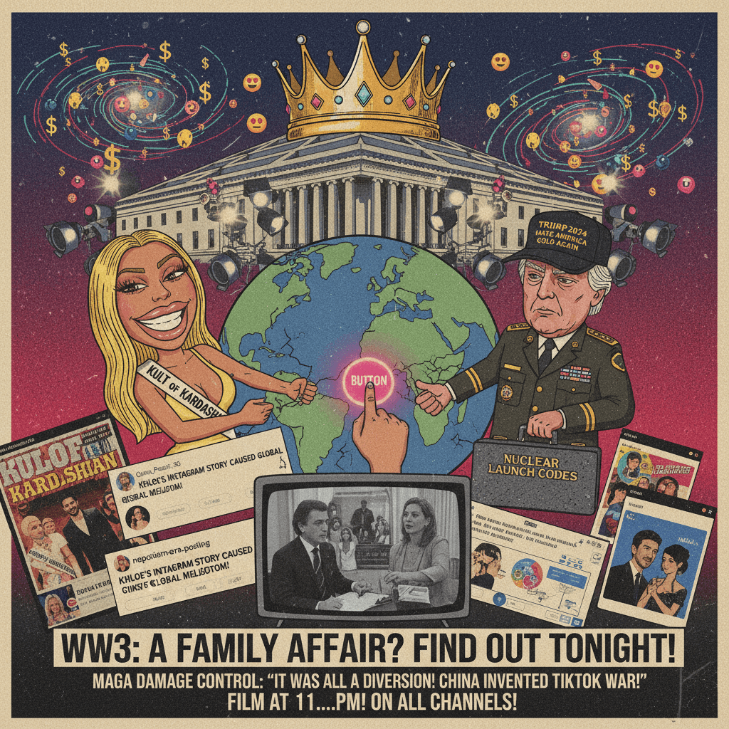 Pentagon admits reality TV nepotism started WW3, film at 11