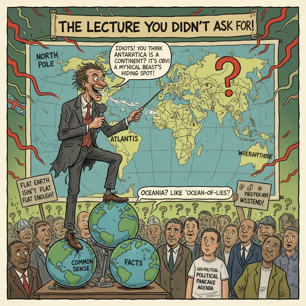 guy gets geography wrong while roasting geography ignorance