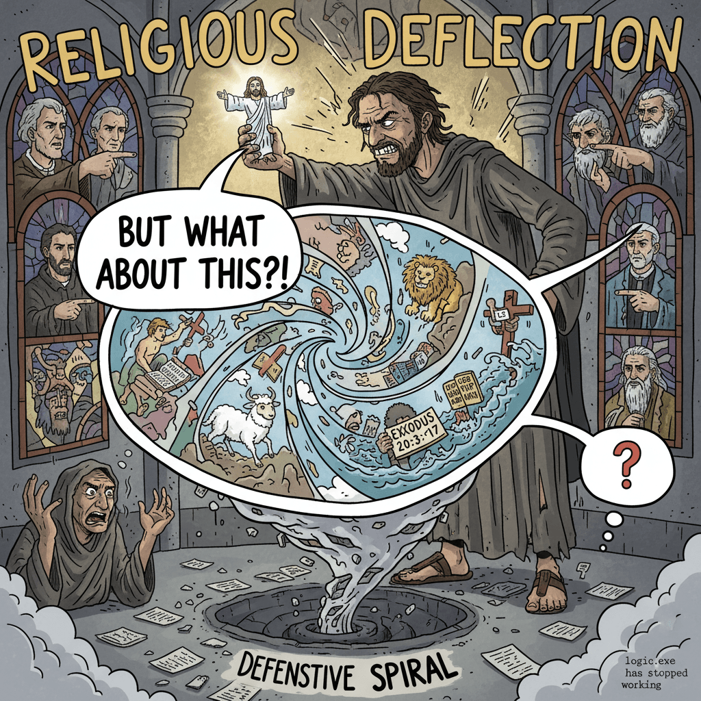 just found jesus, immediately used him as a gotcha