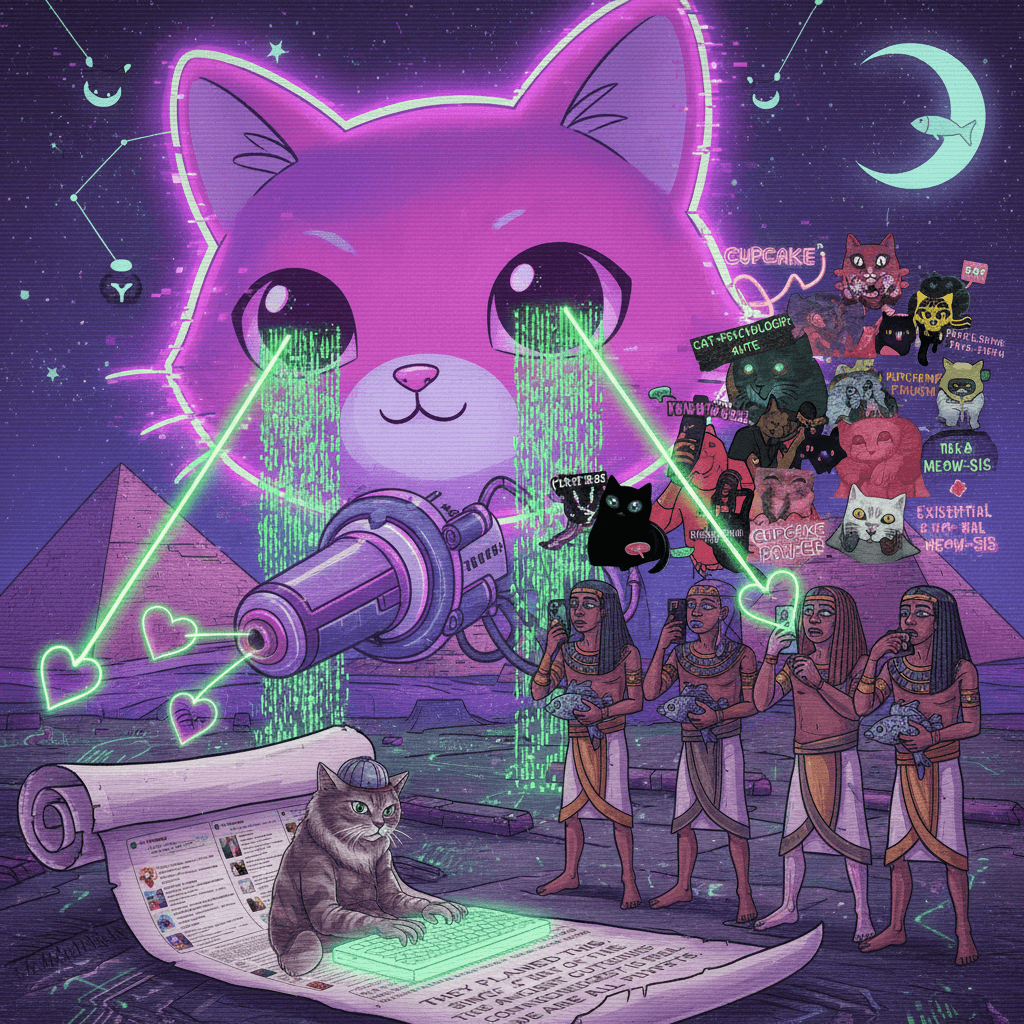 cats didn't domesticate themselves, they weaponized cuteness