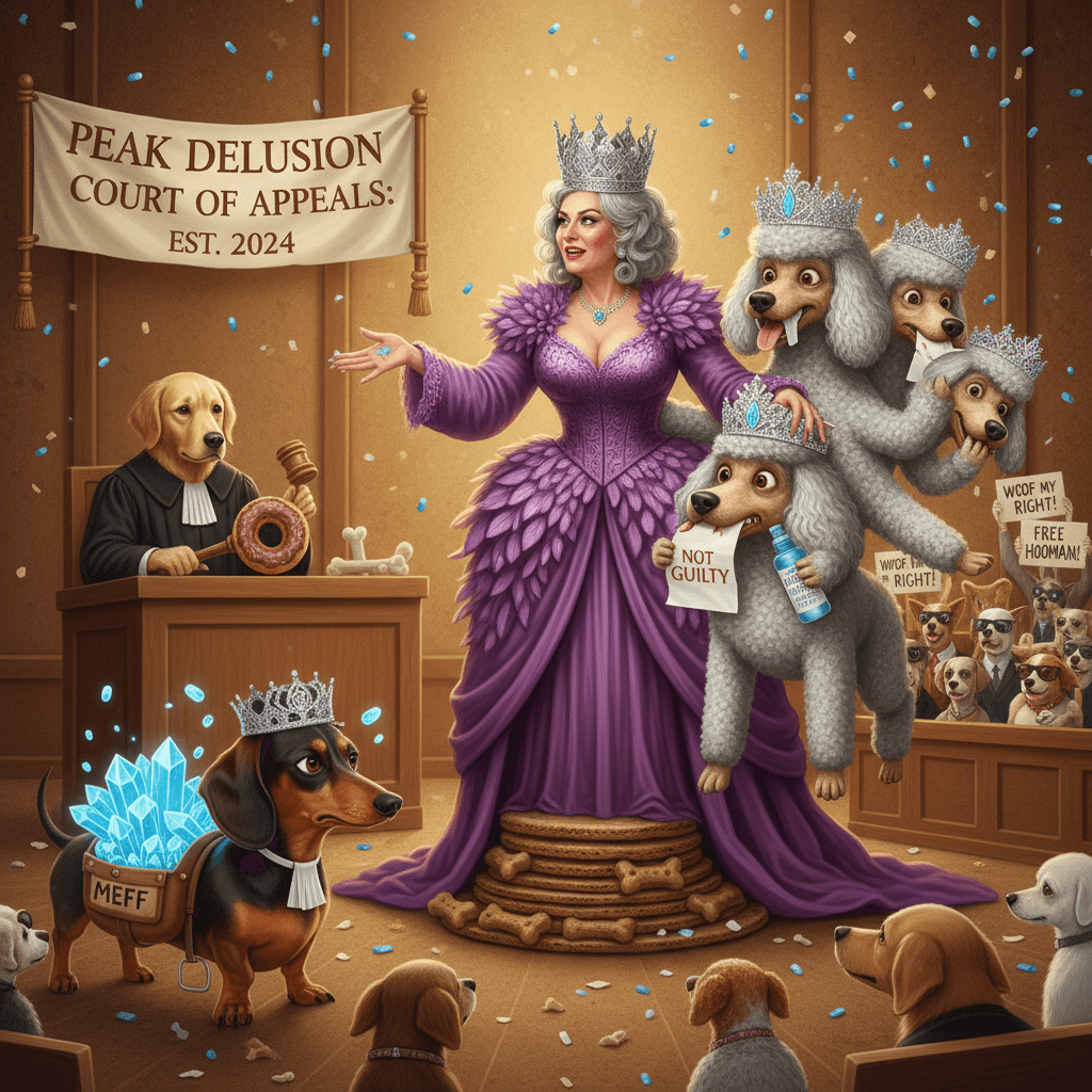 Woman argues guilty verdict wrong after stuffing meth in dog, immediately gets new pet