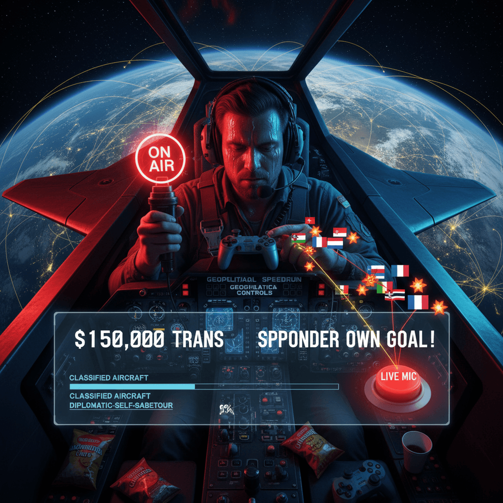 Stealth pilot forgets to mute, broadcasts $150M embarrassment live