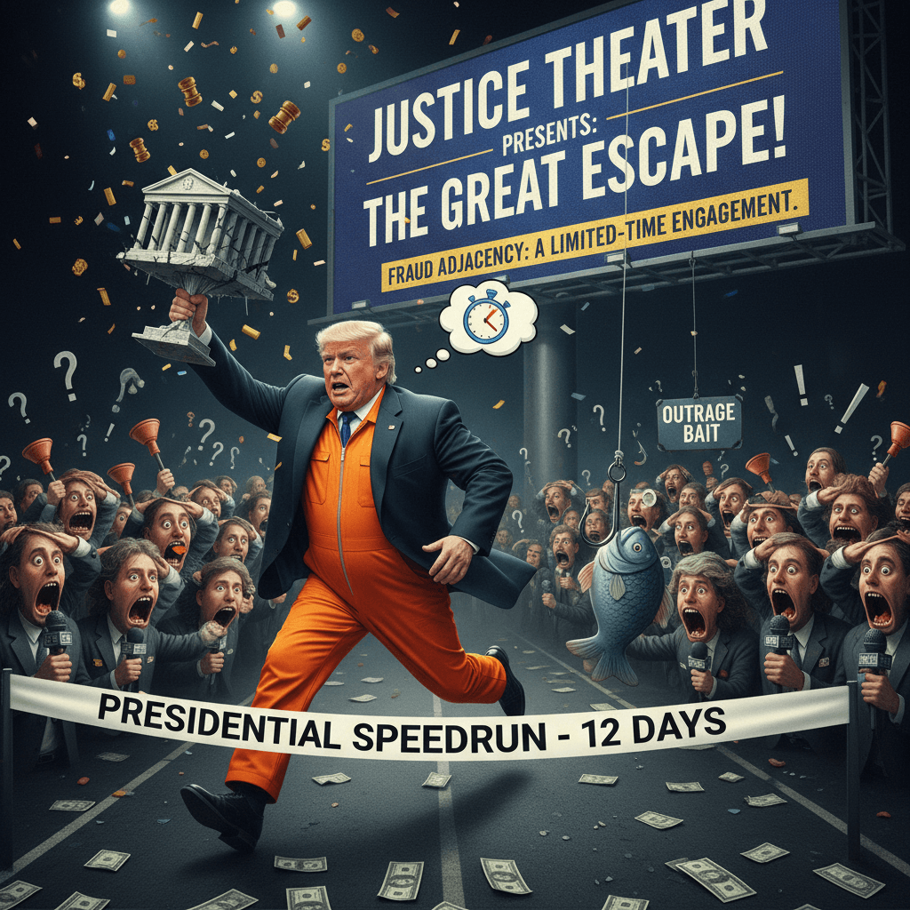 Man serves 12 days of 7-year sentence, journalists lose minds