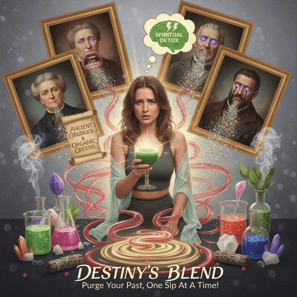 smoothies can't fix your haunted bloodline, bestie