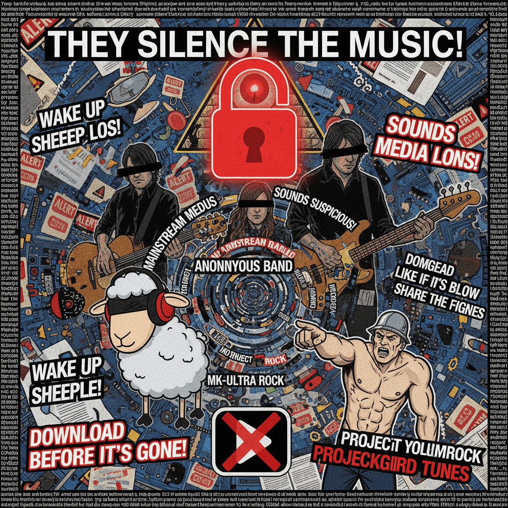 THEY DON'T WANT YOU HEARING THIS BAND (misspelled)