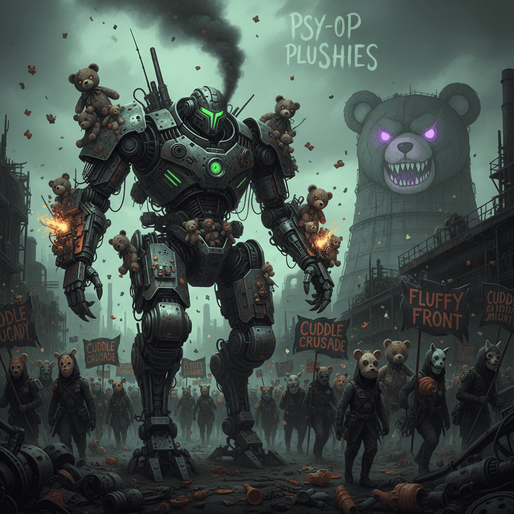 When your protest needs psychological warfare via stuffed animals