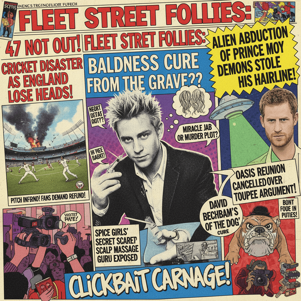 47 dead, but first—will scalp injections fix baldness? Peak tabloid logic