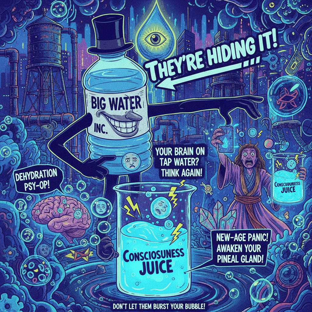 Big Water doesn't want you knowing about the consciousness juice