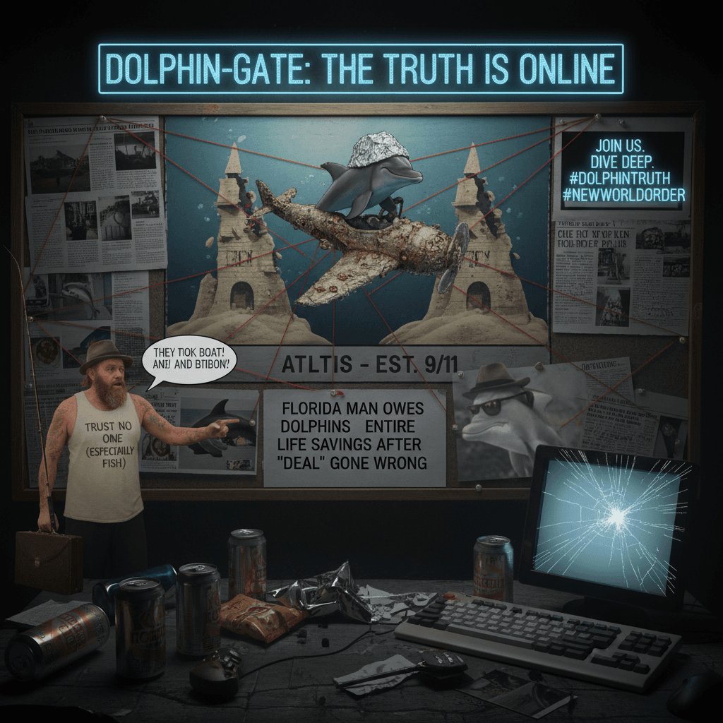 Dolphins did 9/11 and built Atlantis, deal me in immediately