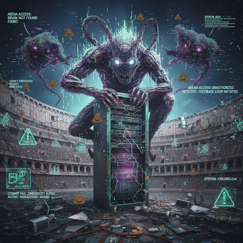 mysterious SSback artifacts & beast arena warnings—tech horror meets shitposting