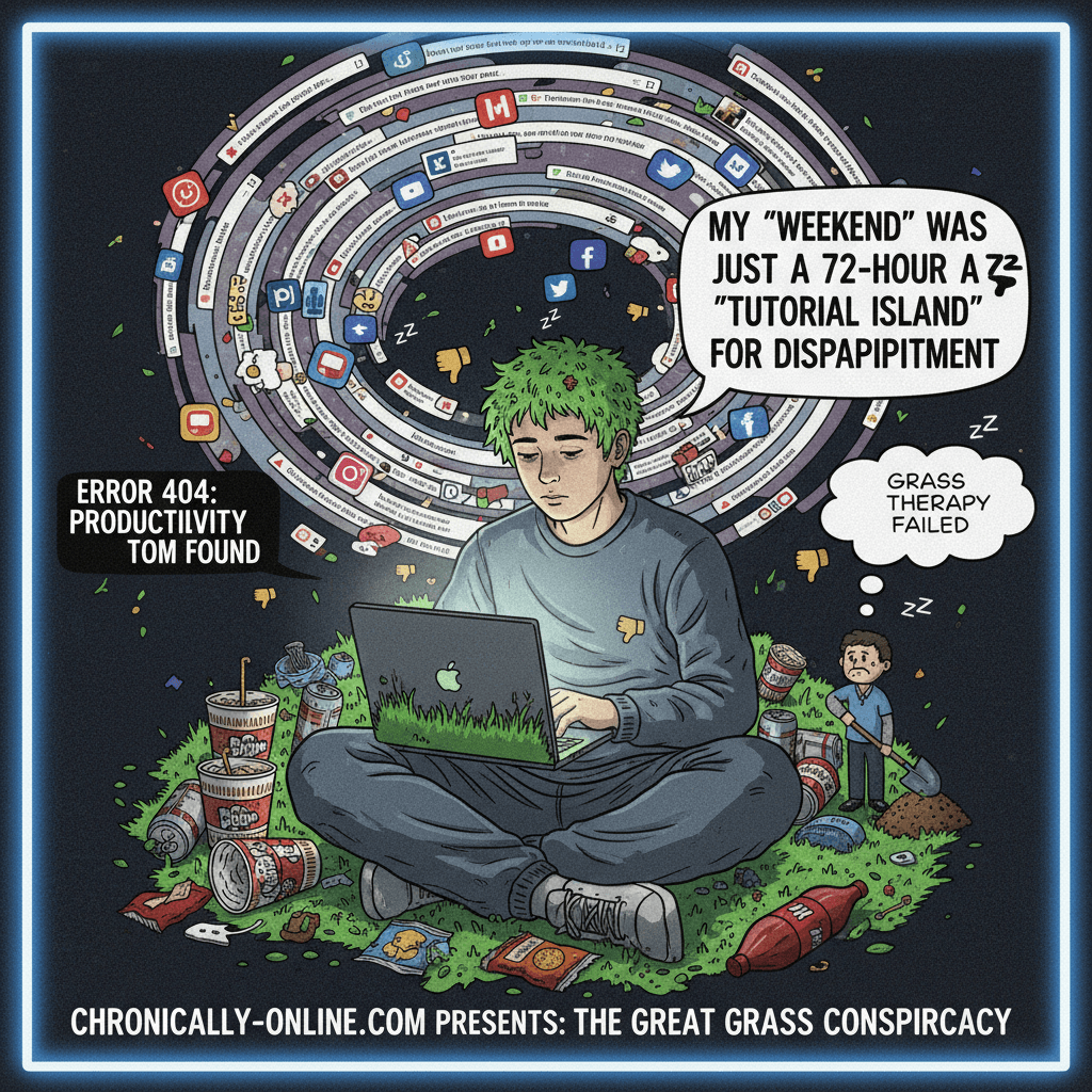 touching grass is not a viable productivity strategy