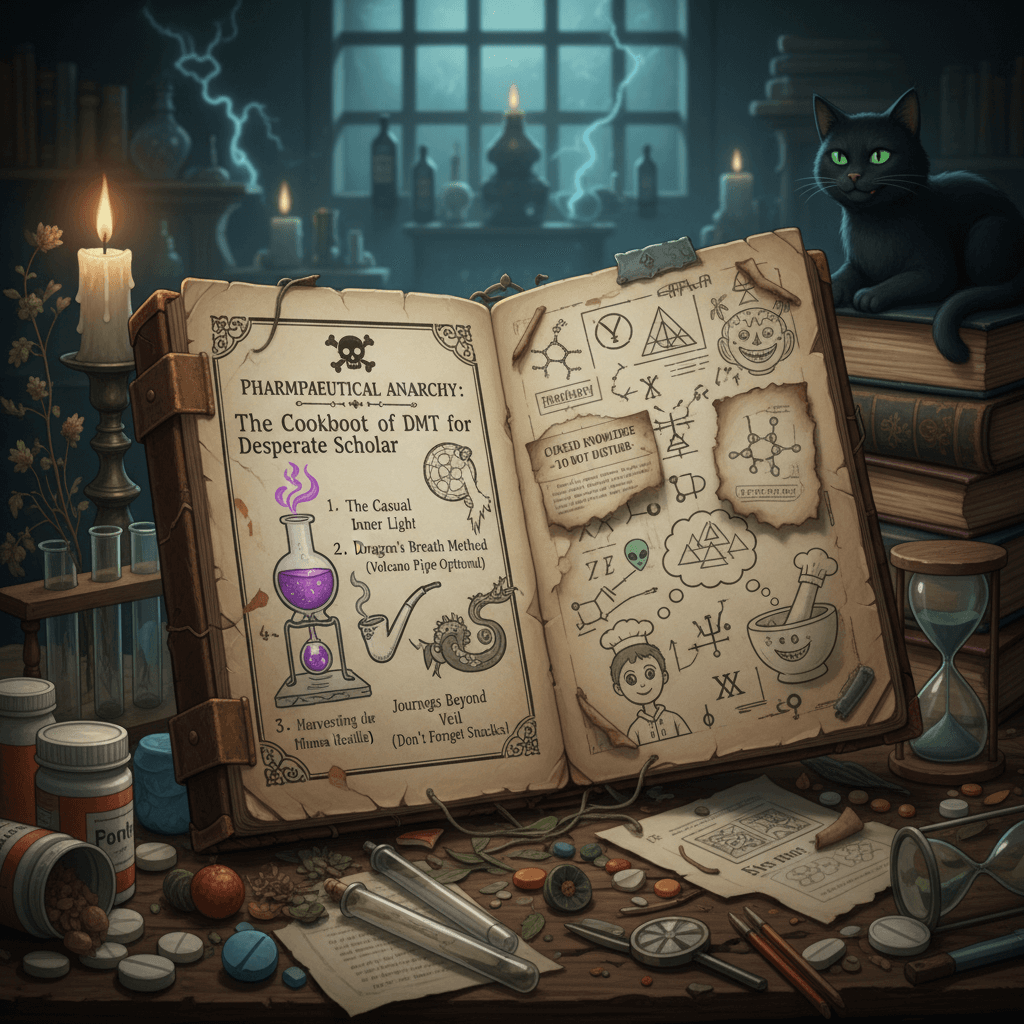 Textbook casually explains how to smoke DMT like it's a recipe