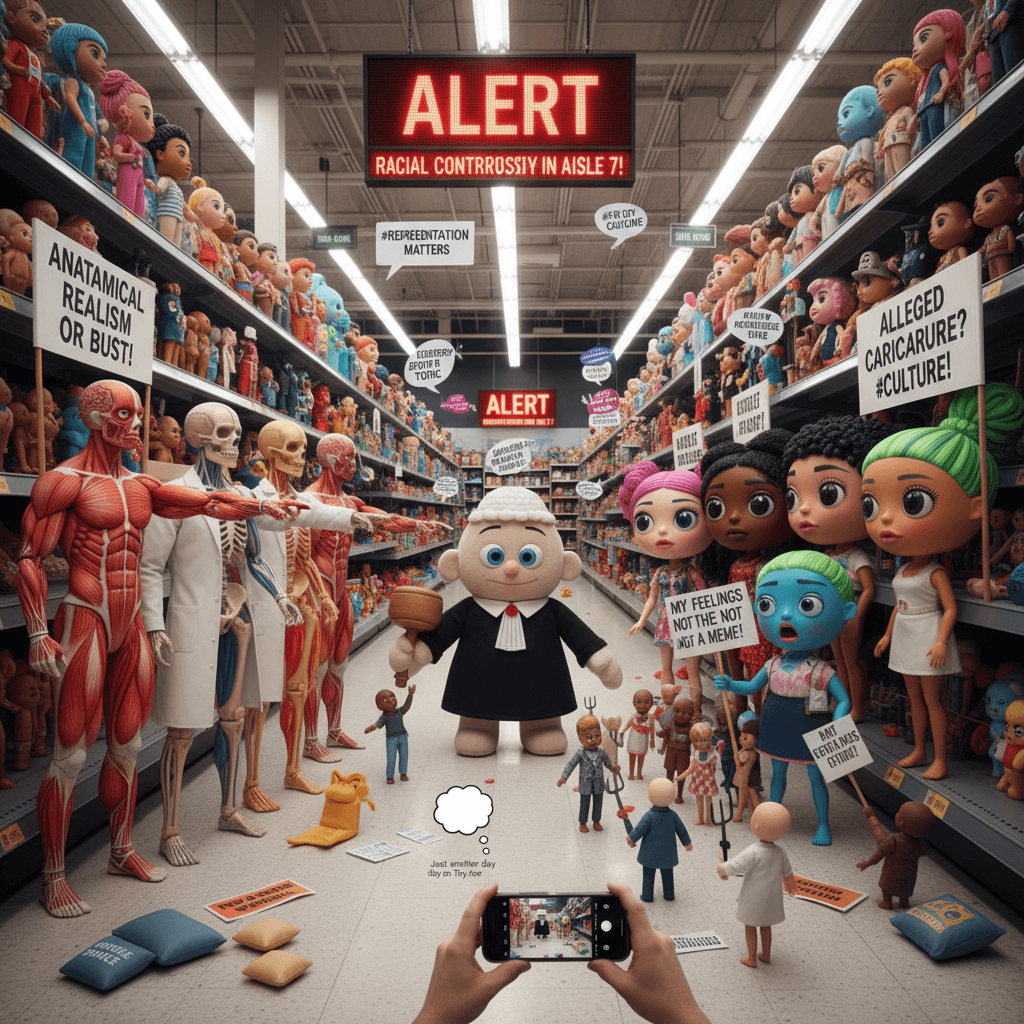 Doll drama: anatomical accuracy vs. alleged caricature allegations