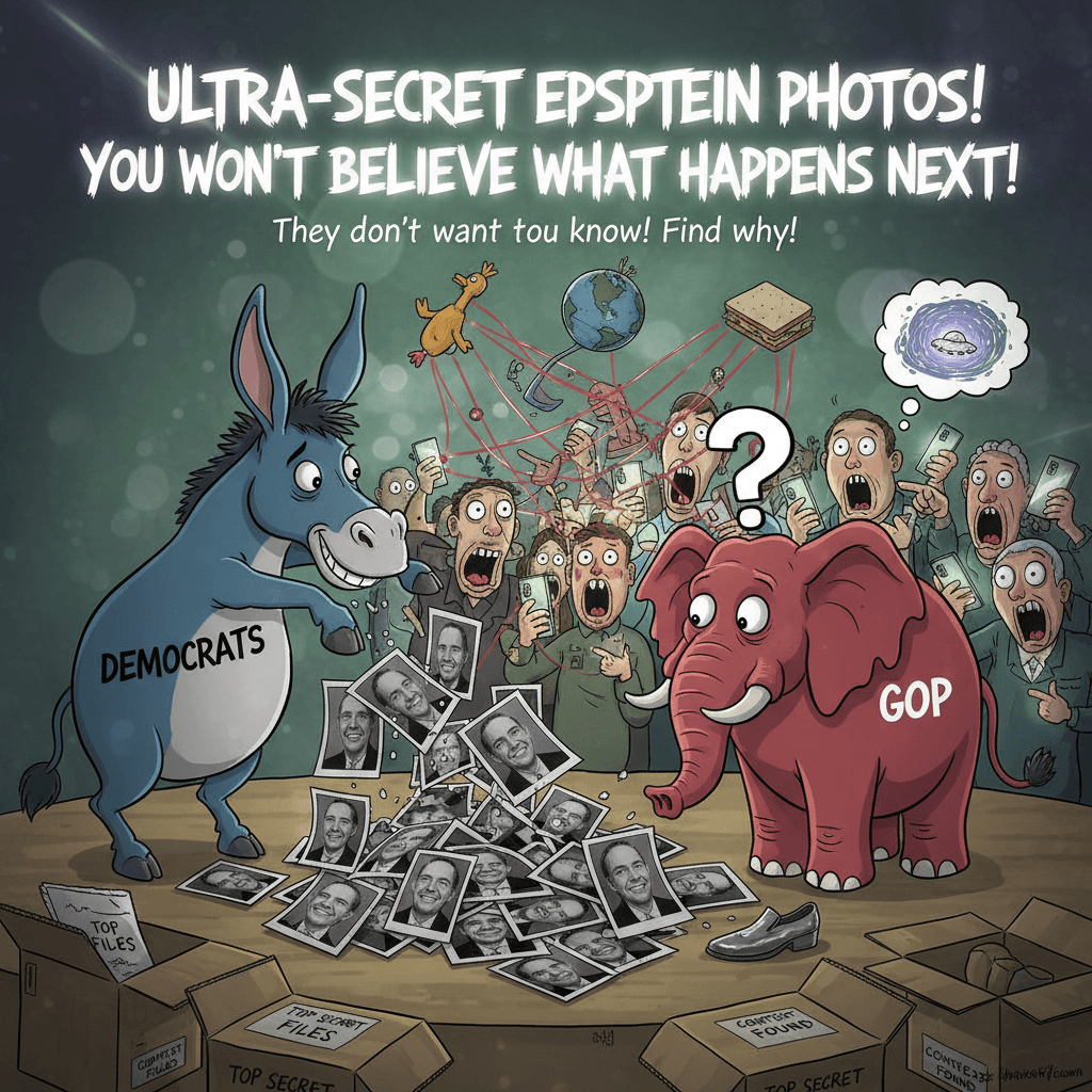 Democrats drop Epstein pics with zero context, expect you to connect dots