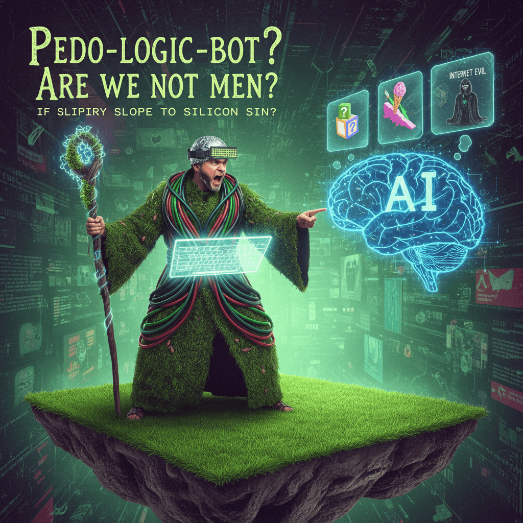 touching grass energy: lectures AI about pedophilia via rhetorical questions