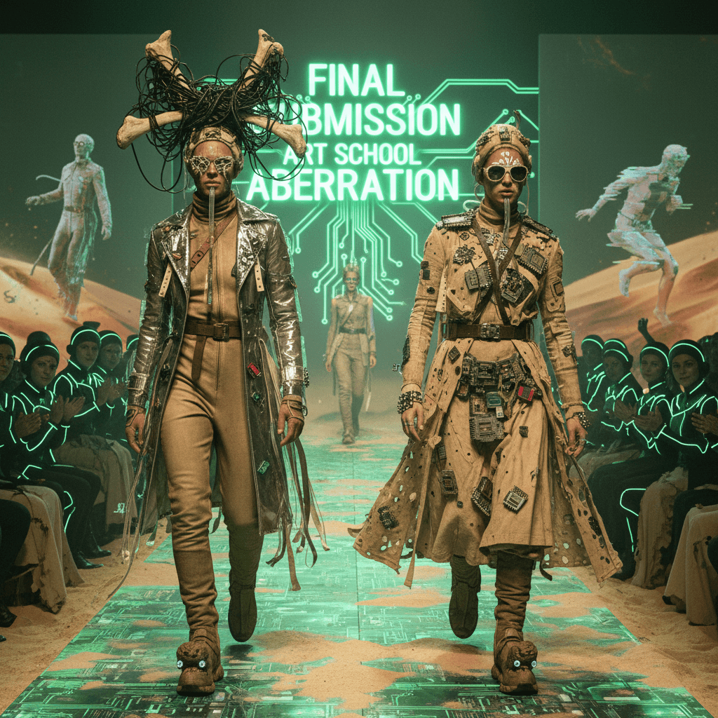 When Dune meets Matrix meets someone's art school final project