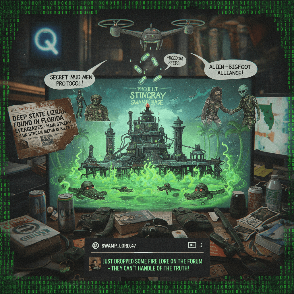 unhinged military base lore drop with zero evidence or followup