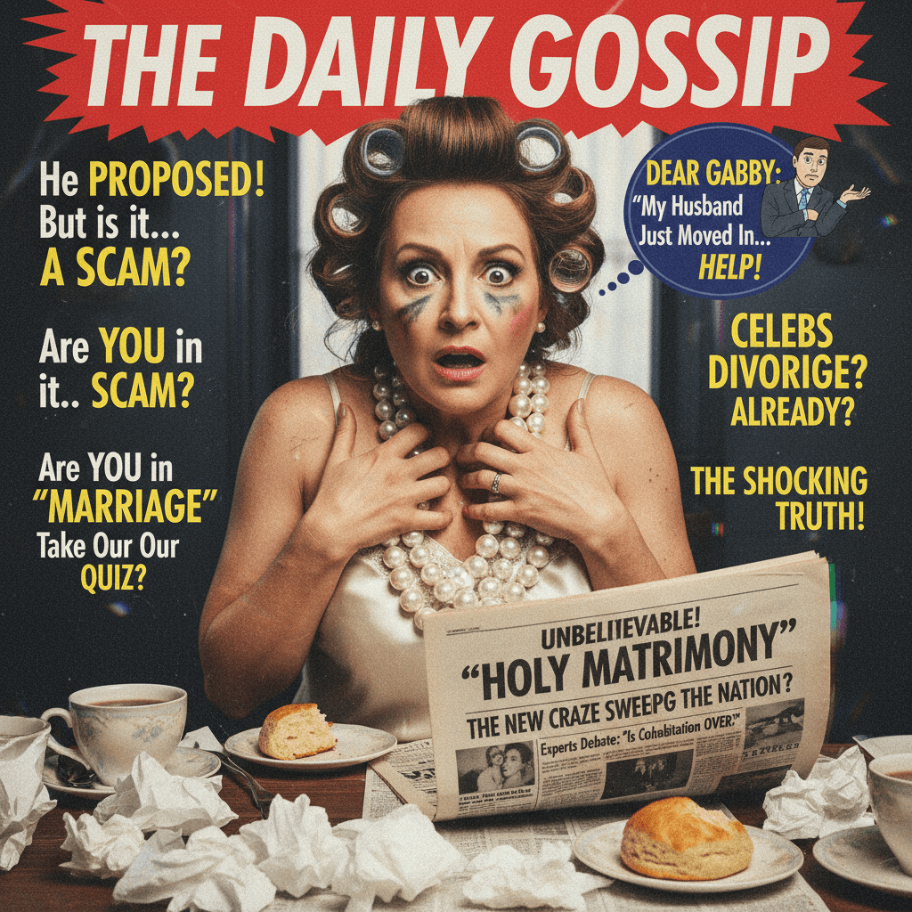 Daily Mail discovers marriage exists, clutches pearls dramatically