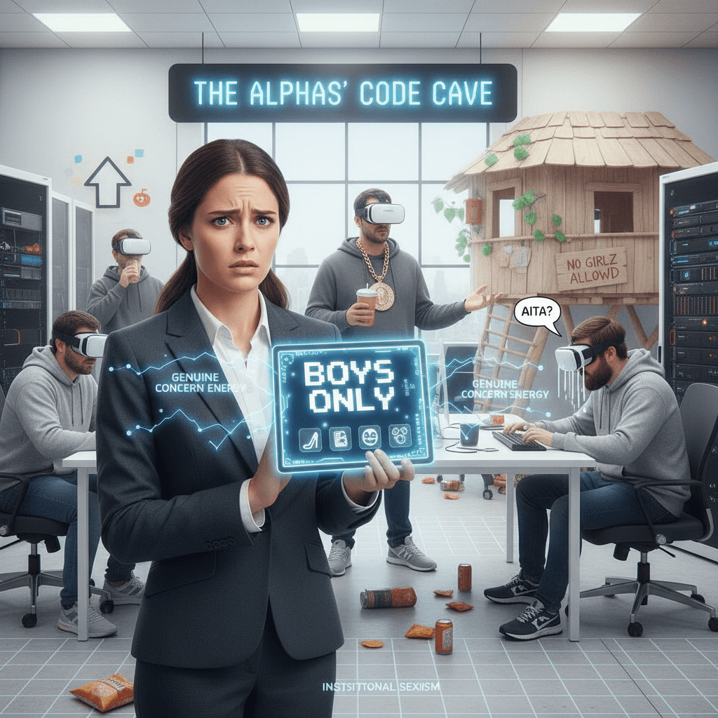 Woman discovers boys-only club doesn't actually want girls