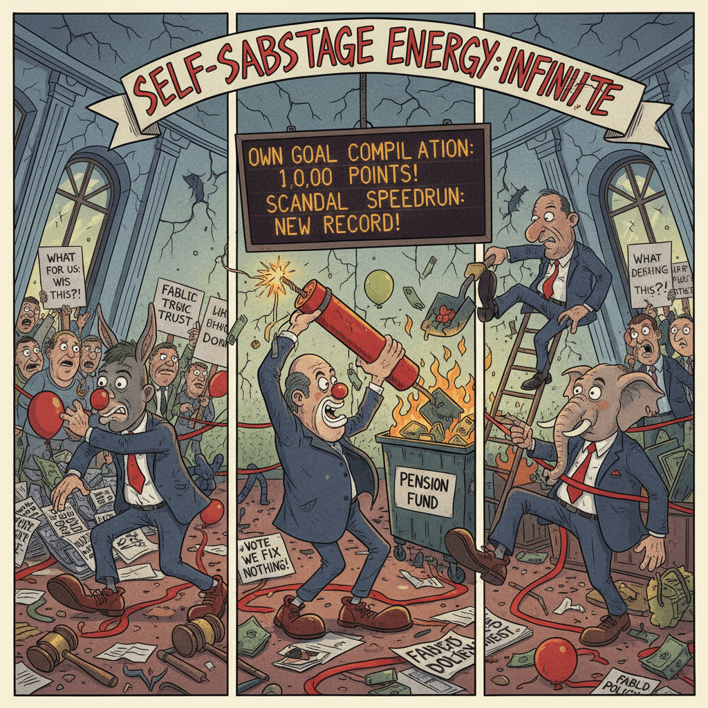 when your entire party becomes a case study in making things worse