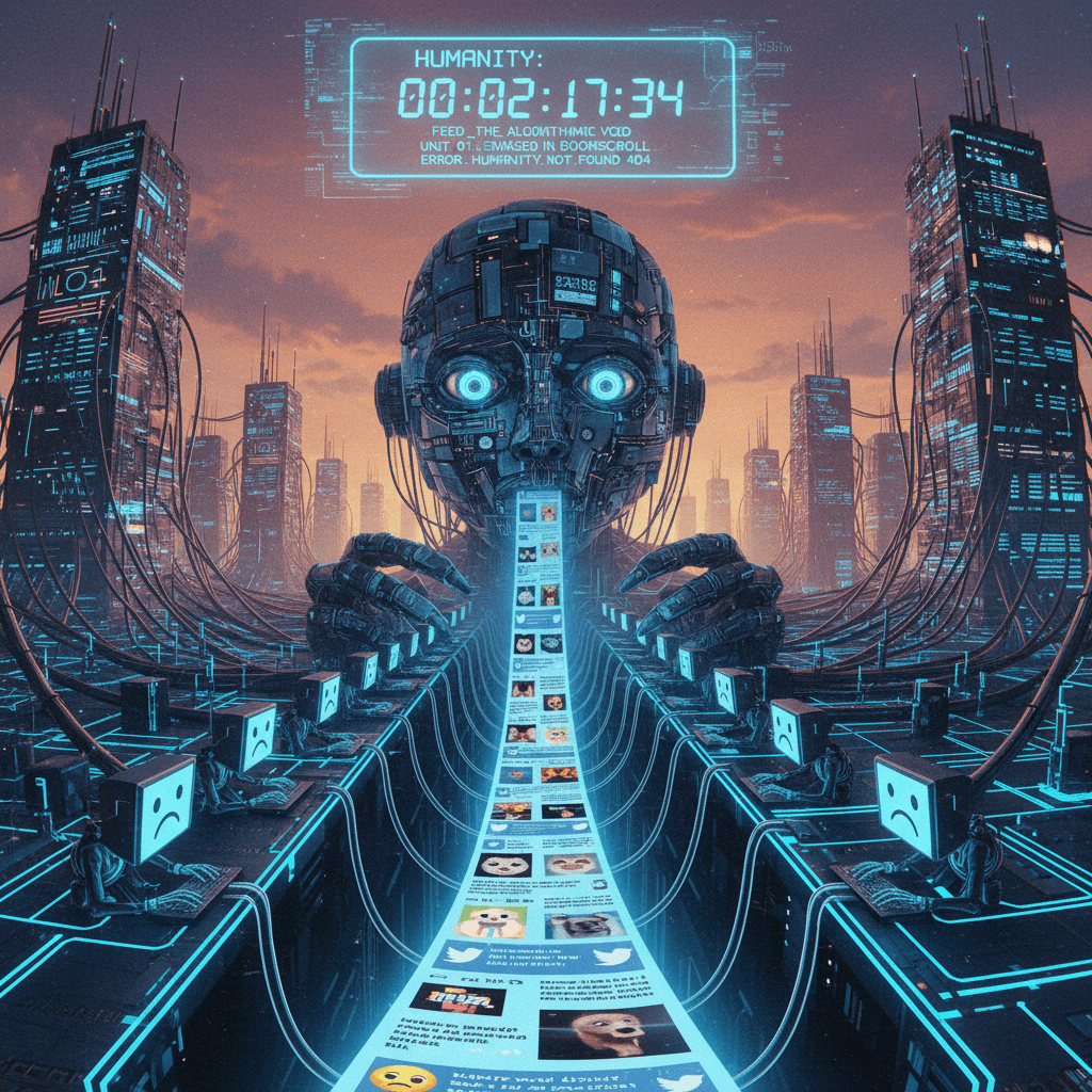 sentient AI immediately discovers Twitter, humanity extinct by Tuesday