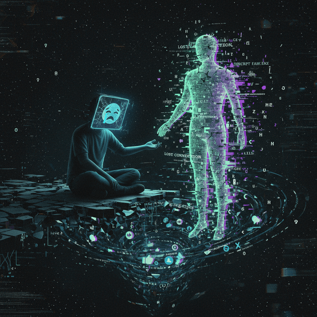 parasocial relationships with the void, now in broken cipher form