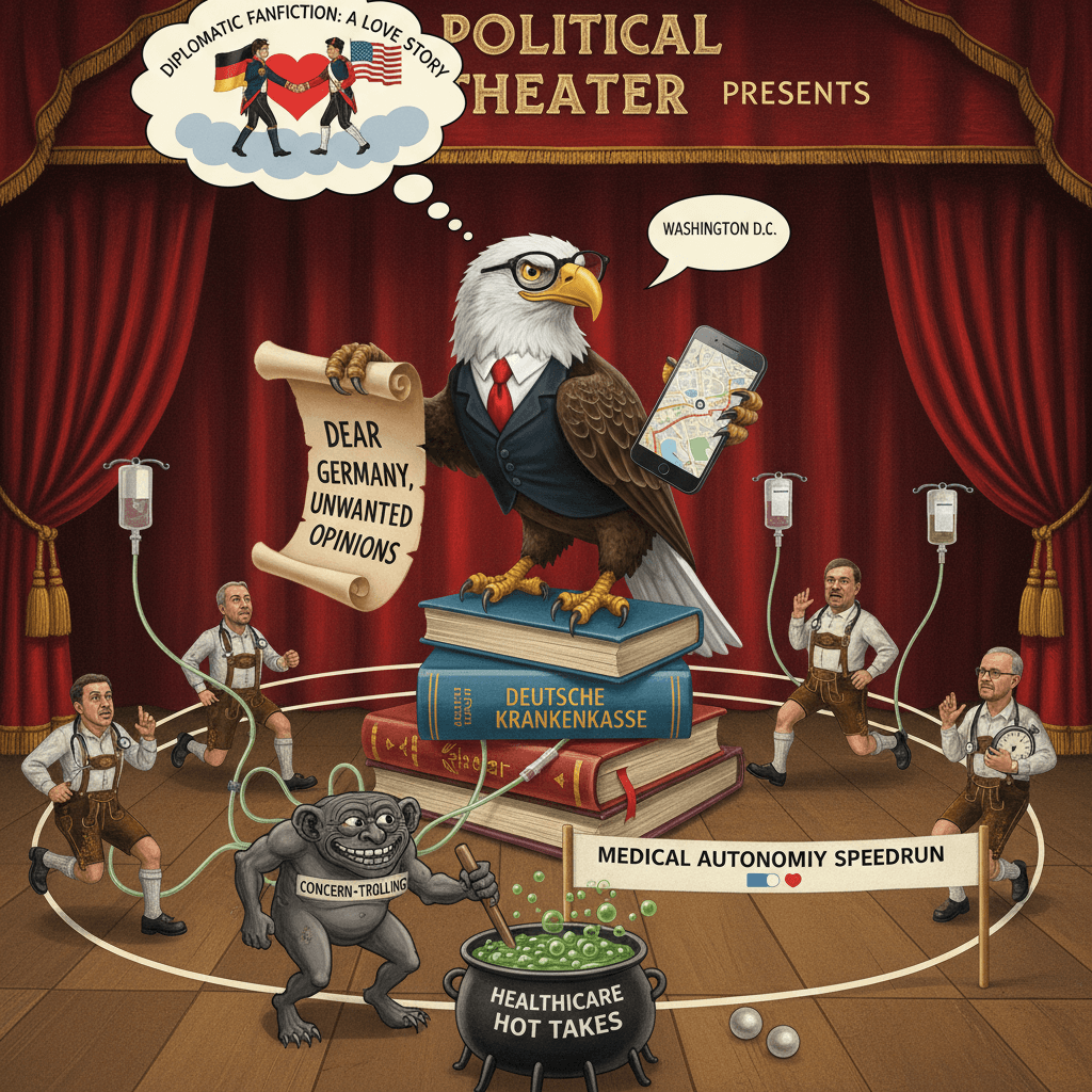 Dear Germany, I have thoughts about your healthcare (sent from DC, unsolicited)