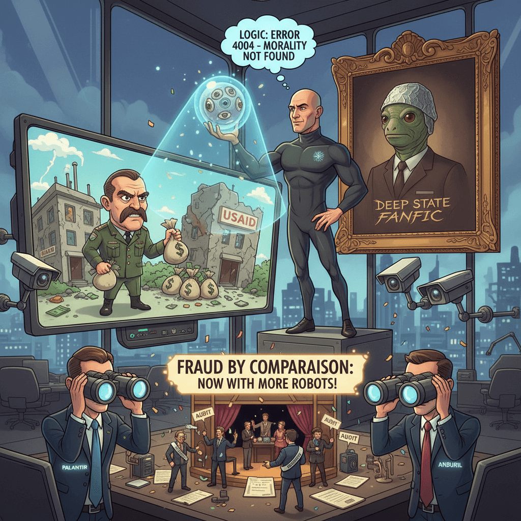 Thiel: surveillance good actually, USAID bad like Oliver North