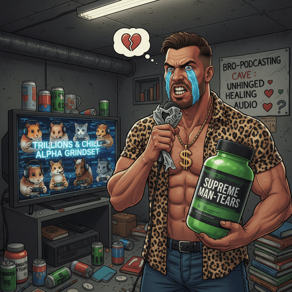 Screaming at plasma while trillions play on repeat: peak therapy