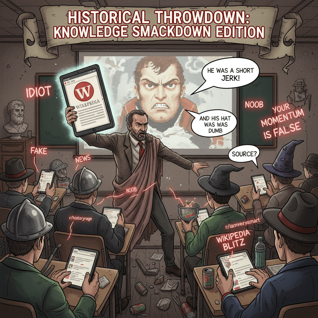 Angry Wikipedia summary + ad hominem = educational content, apparently