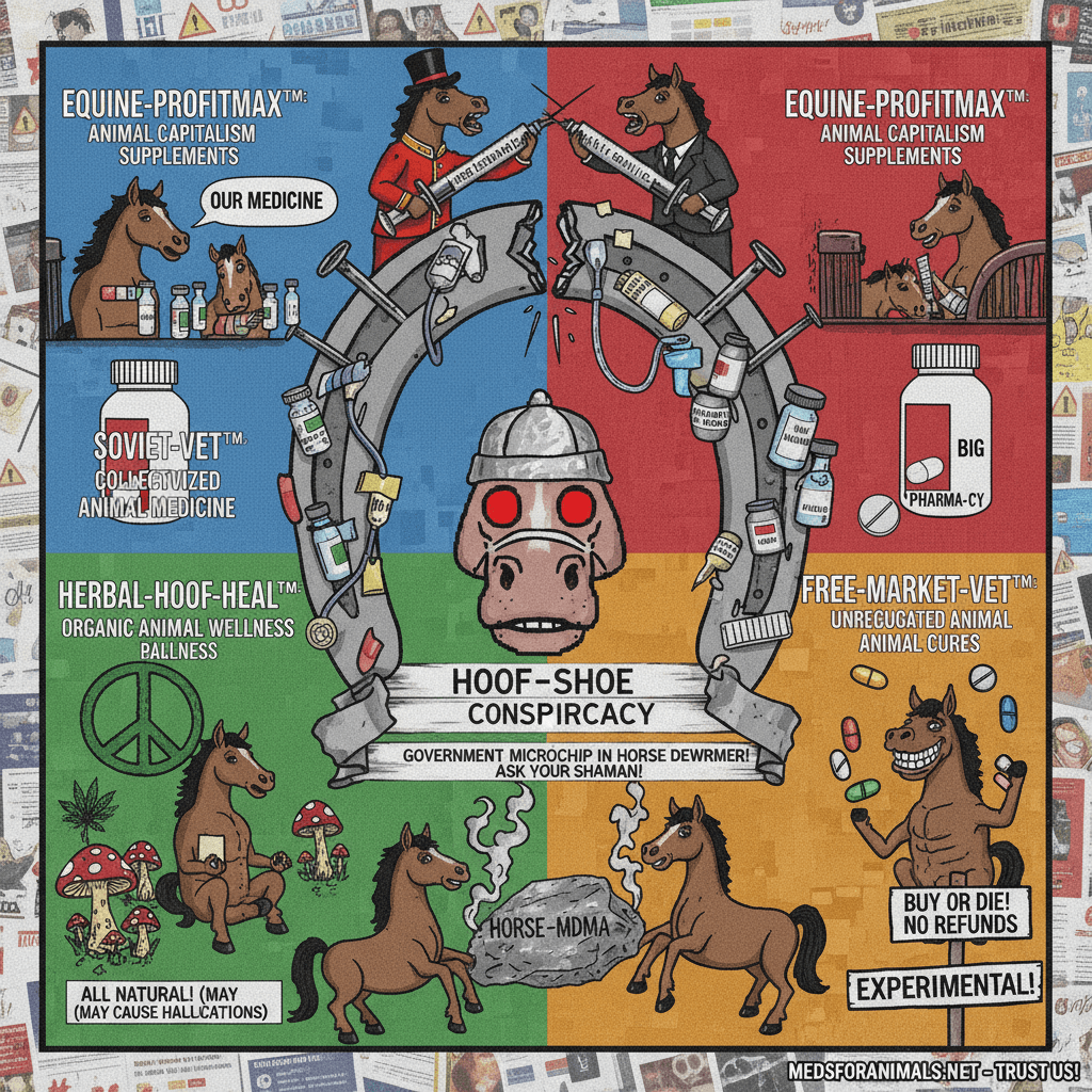 horseshoe theory but make it veterinary pharmaceuticals