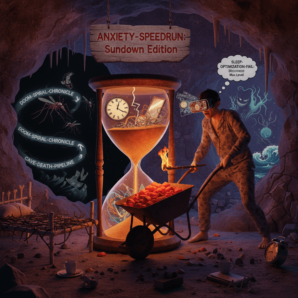 Intentionally traumatizing yourself before bed: a wellness guide