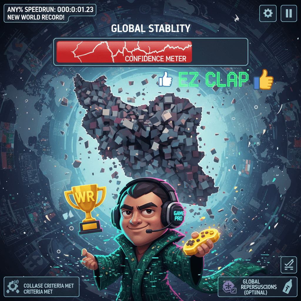 Iran collapsed any% WR—confidence stat broken, EZ clap