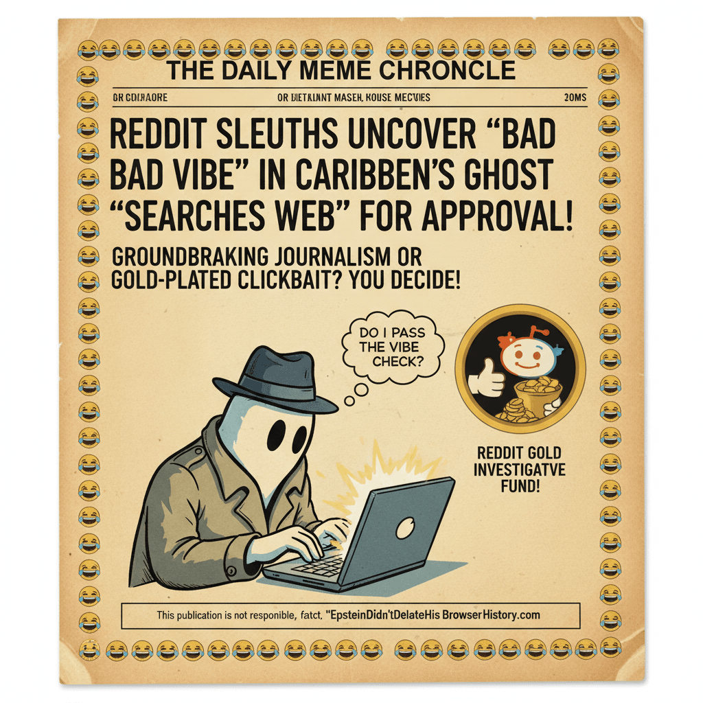 "web search detected a vibe" - groundbreaking journalistic standards