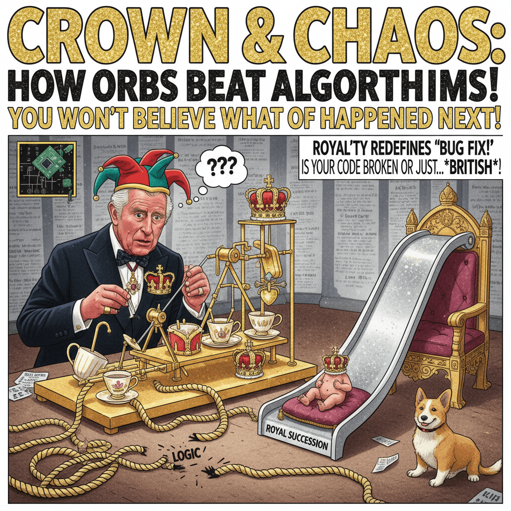 broke: logic, woke: royal succession somehow still works