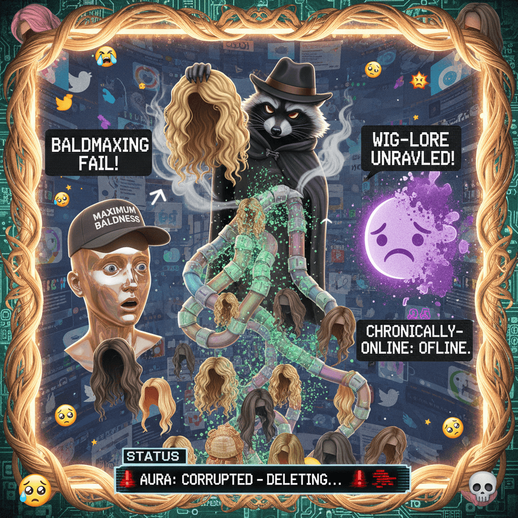 Hat theft exposes secret wig pipeline, aura status: GONE