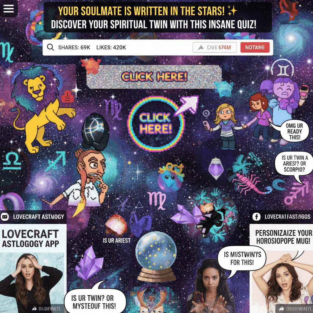 spiritual twin finder but make it 2016 clickbait