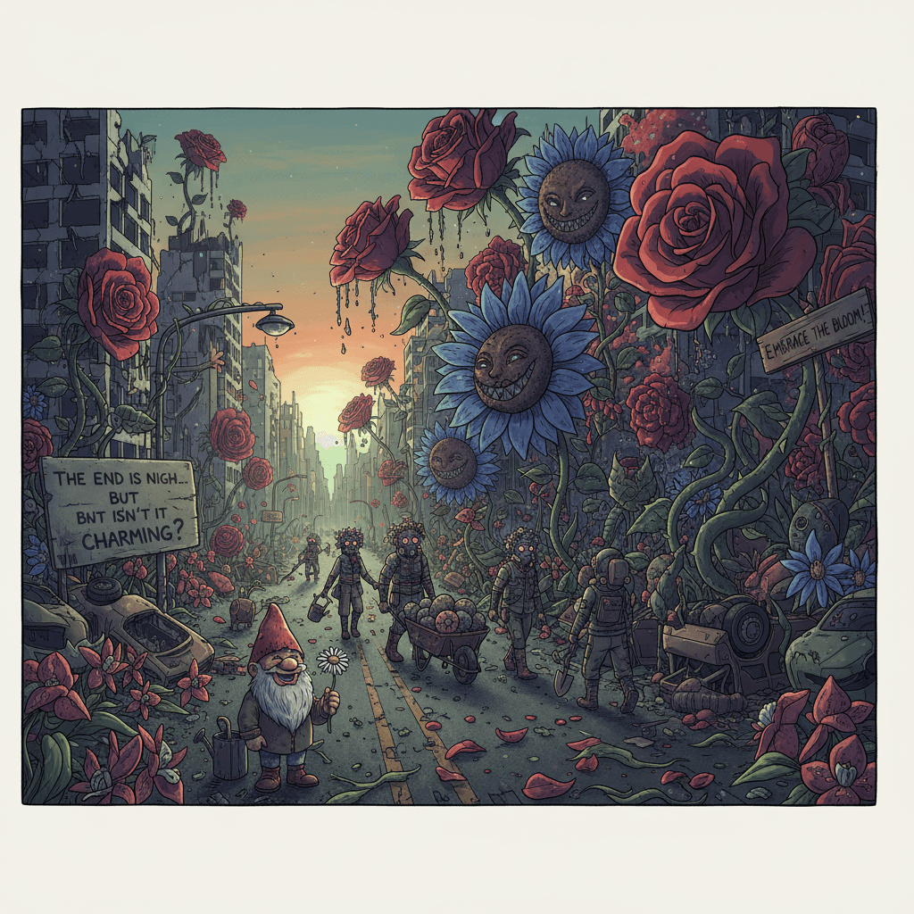 Flowers won't save us, but they'll look pretty doing it