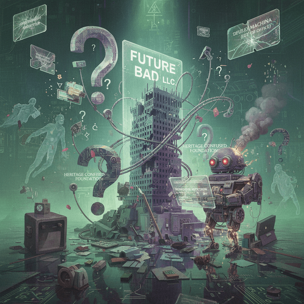 future bad, heritage confused, efficiency haunted by typos