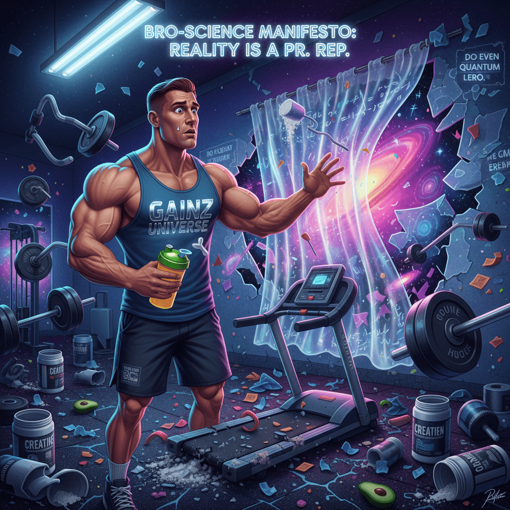 bro discovered creatine and now questions the fabric of reality