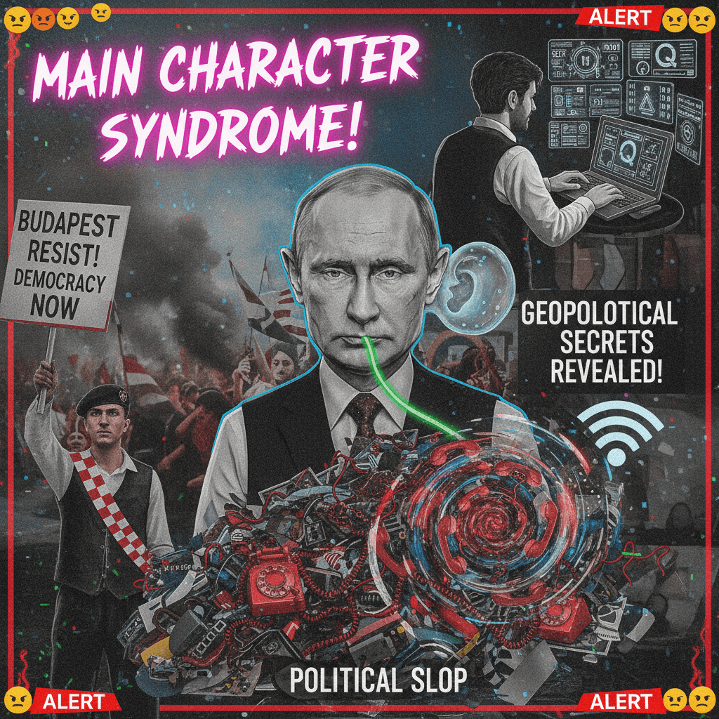 Political slop: leaked calls, Putin whispers, and Budapest rally chaos