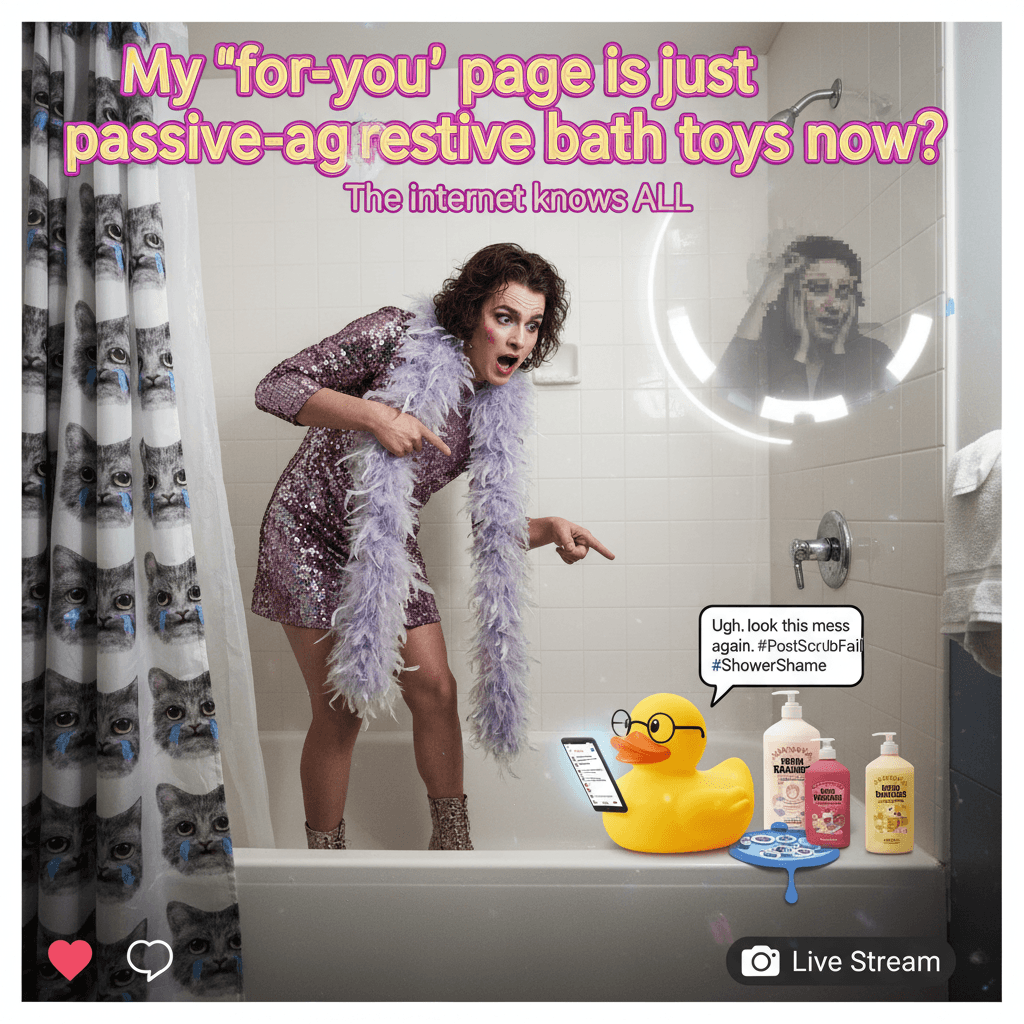 post-bar shower shaming has never felt so personal