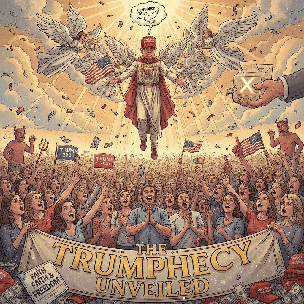 When your political endorsement requires divine intervention