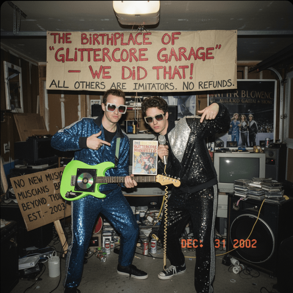 two randoms in sparkly fits invented an entire genre (citation needed)